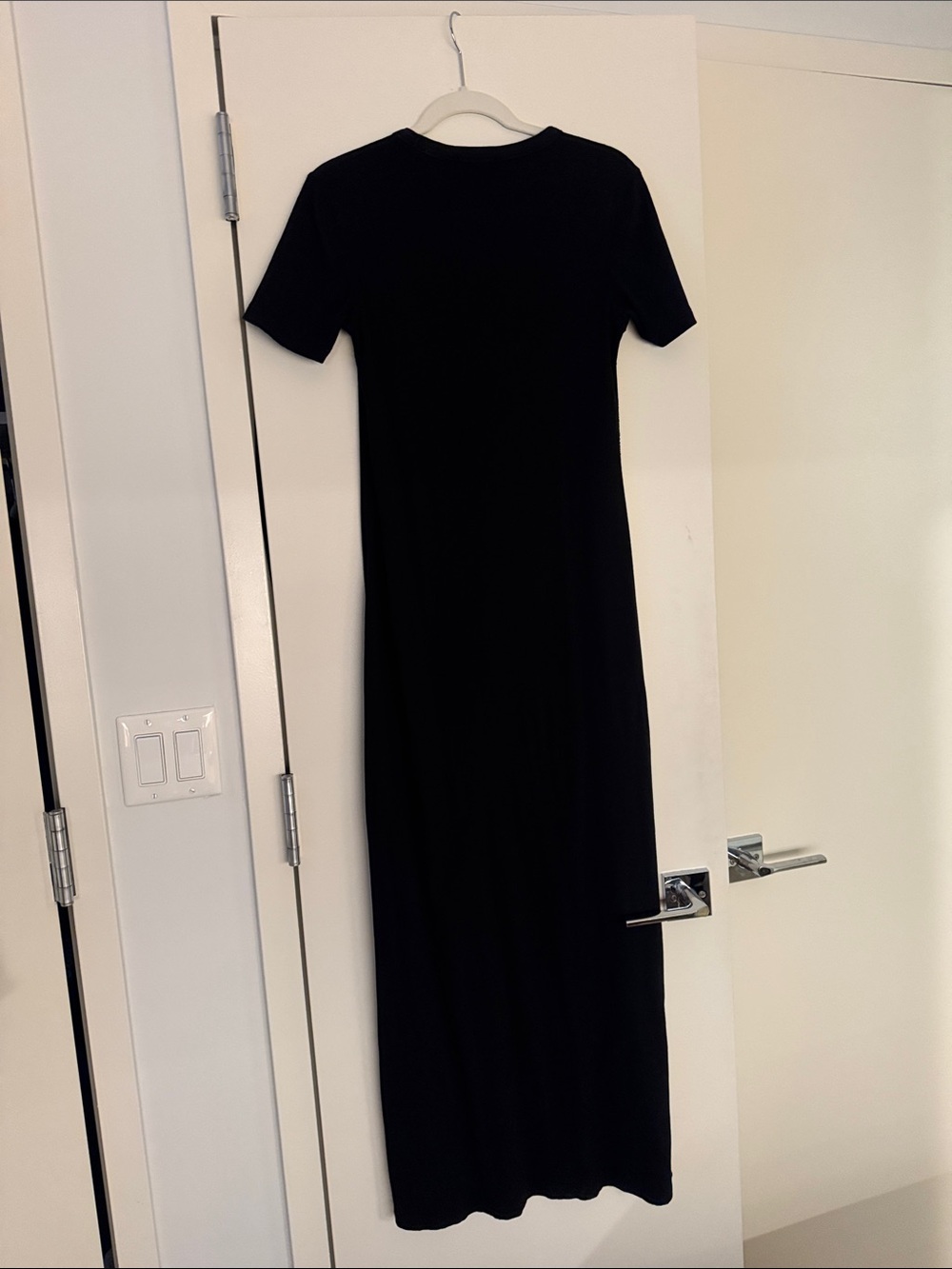 Buck Mason Surplus Ribbed Tee Dress in Black, size M - Picture 5 of 6